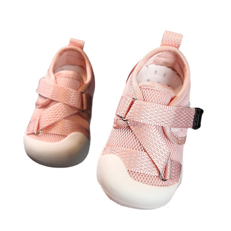 First Walkers Baby Shoes Spring Toddler Casual Shoes Soft Sole Kids First Walkers Mesh Breathable Shoe for Boys Girls SYR001 230314
