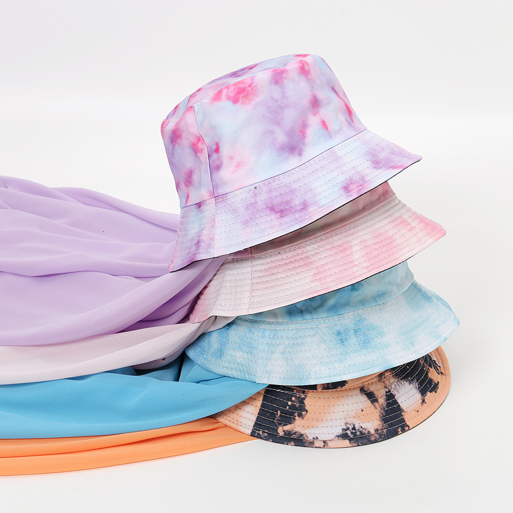 Bandanas Durag Muslim Women Bucket Hat With Chiffon Hijabs Summer Sports Cap With Chiffon Hijab Ready To Wear Instant Hijab Islam Headscarf 230314