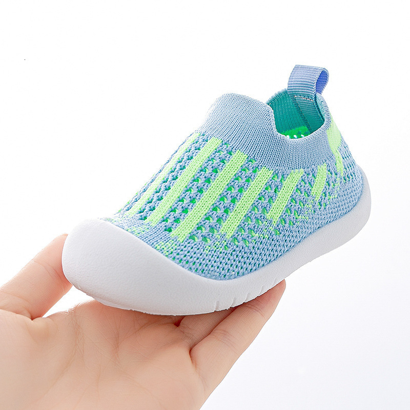 First Walkers Summer Selling Baby Walking Shoes Soft Soled Baby Mesh Shoes Anti-slip Breathable Mesh Shoes 230314