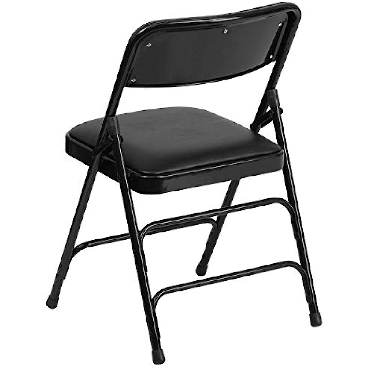 Flash Furniture HERCULES Series Metal Folding Chairs with Padded Seats | Set of 2 Black Metal Folding Chairs chub chair