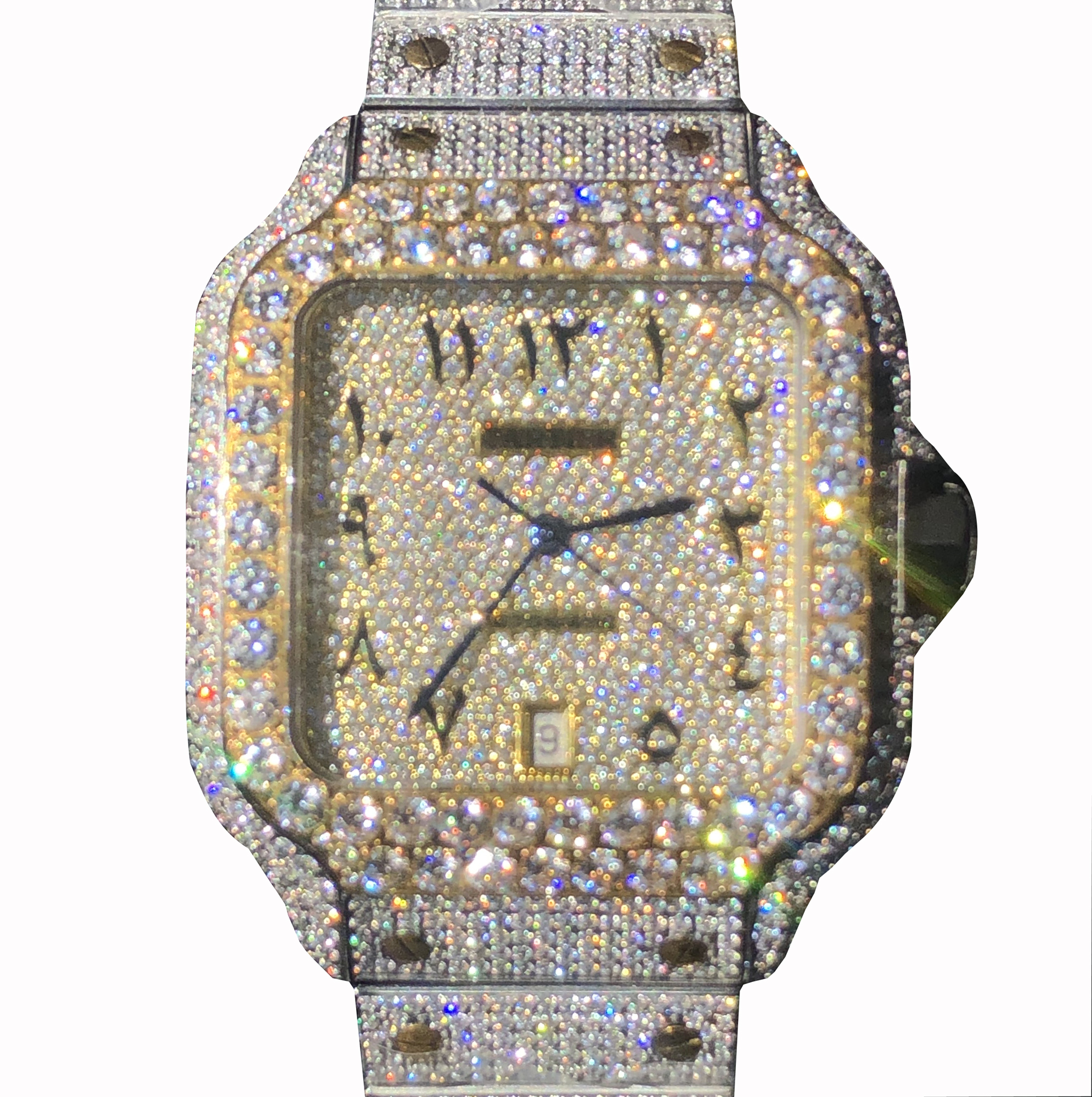 watch wristwatches Popular Men's Iced Diamonds bust down Watches Big zircon Bezel Watch Silver Diamond Face Full Diamond Strap Automatic Mechanical Wristwatch
watch wristwatches Popular Men's Iced Diamonds bust down Watches Big zircon Bezel Watch Silver Diamond Face Full Diamond Strap Automatic Mechanical Wristwatch