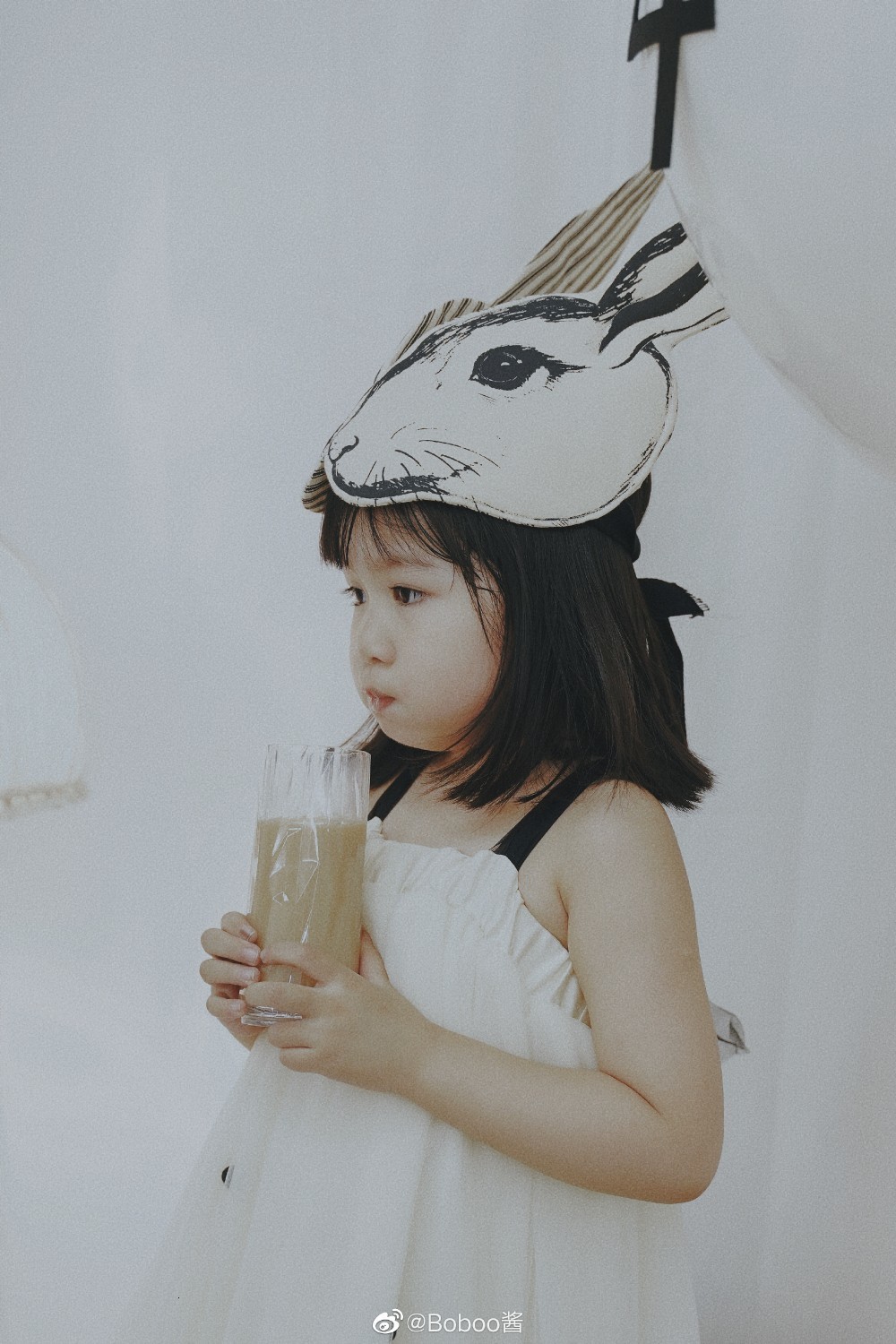 Stingy Brim Hats Kids Girl Headband Cute hat Fashion Bunny Baby Girl All Accessories Wholesale Birthday Party Props cap 230314