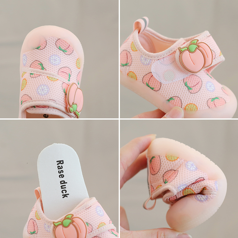 First Walkers Infant Toddler Shoes Spring Baby Girls Boys Casual Shoes Soft Bottom Comfortable Non-slip Kids Mesh First Walkers Shoes 230314