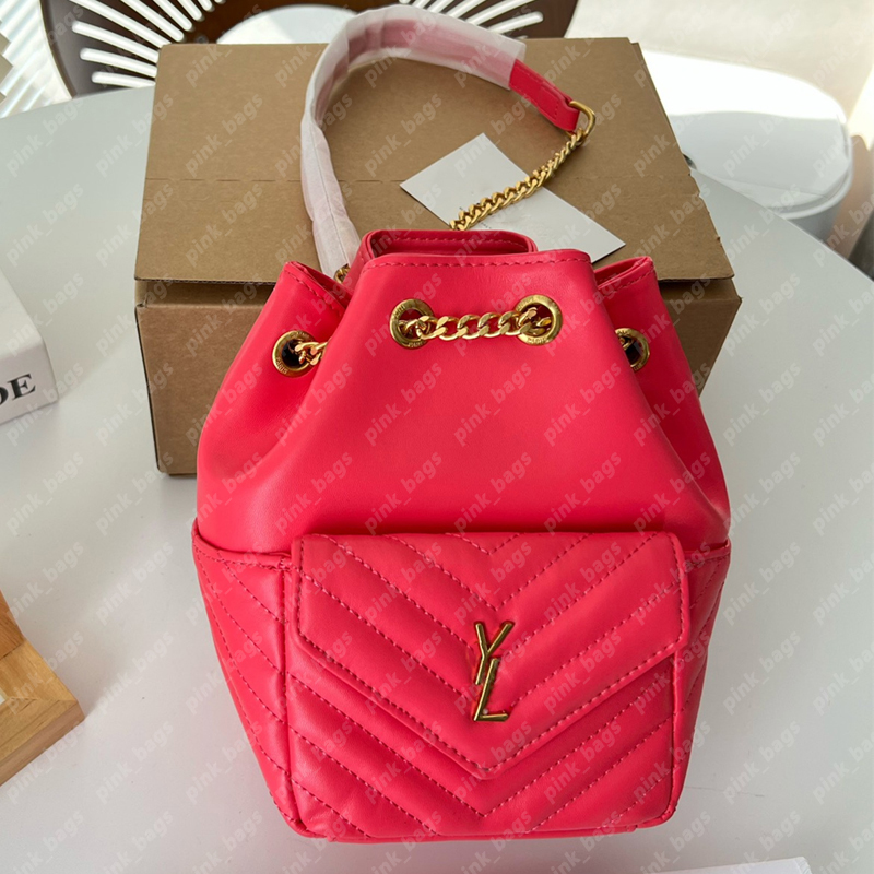 Fashion Mini Designer Backpack Chain Strap Women Luxury Designers Drawstring Bucket Backpacks SL Handbag Womens Men Schoolbag Backpacks Lady, Pink(correct letters)
Fashion Mini Designer Backpack Chain Strap Women Luxury Designers Drawstring Bucket Backpacks SL Handbag Womens Men Schoolbag Backpacks Lady, Pink(correct letters)