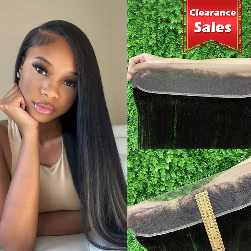 Clearance SALE 13X2 Ear to Ear Closure Brazilian Virgin Hair Lace Frontal Silky Straight Body Wave Human Hairpieces Free Part 8-20inch Natural Color
Clearance SALE 13X2 Ear to Ear Closure Brazilian Virgin Hair Lace Frontal Silky Straight Body Wave Human Hairpieces Free Part 8-20inch Natural Color
