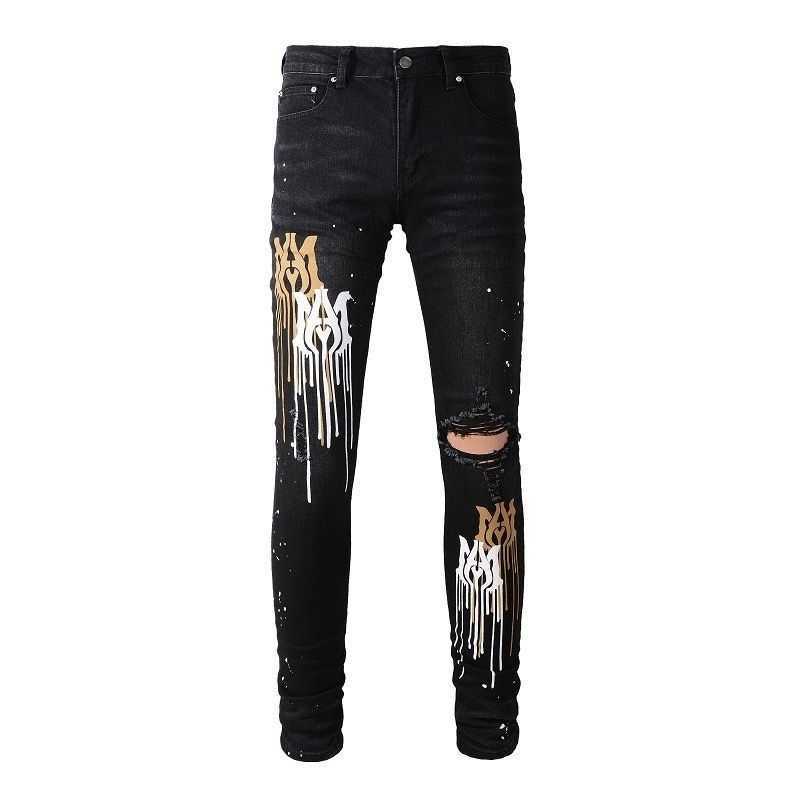 Jeans Mens Am1r1 Trousers Pants Mirri Ripped Fashion Designer Brand New Print Washed Black Knee Denim Men Hip Hop High Street Leisure C 2ZIJ, 880
Jeans Mens Am1r1 Trousers Pants Mirri Ripped Fashion Designer Brand New Print Washed Black Knee Denim Men Hip Hop High Street Leisure C 2ZIJ, 880