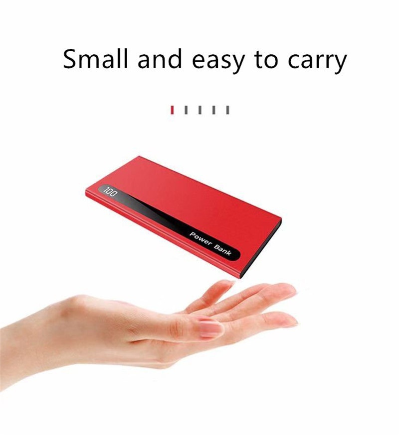 Digital Display 20000mAh Power Bank External Battery Charger Fast Charging Portable Power Bank Charger for Iphone Xiaomi