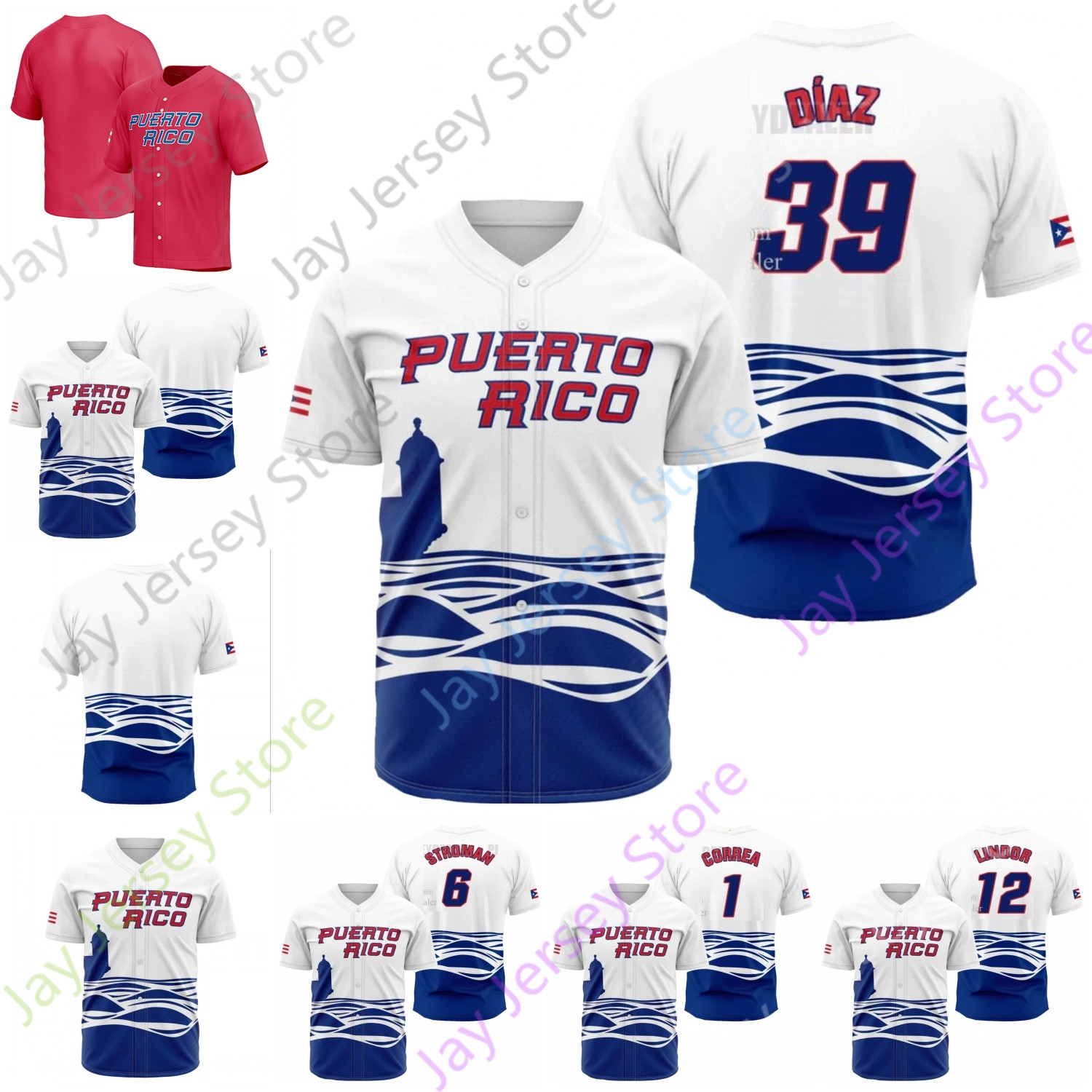 2023 Baseball Jersey Team Puerto Rico Jose Berrios Vazquez MJ Melendez Maldonado Cruz Moran Santiago Underwood Jr. Machin Miranda Rivera, Red
2023 Baseball Jersey Team Puerto Rico Jose Berrios Vazquez MJ Melendez Maldonado Cruz Moran Santiago Underwood Jr. Machin Miranda Rivera, Red