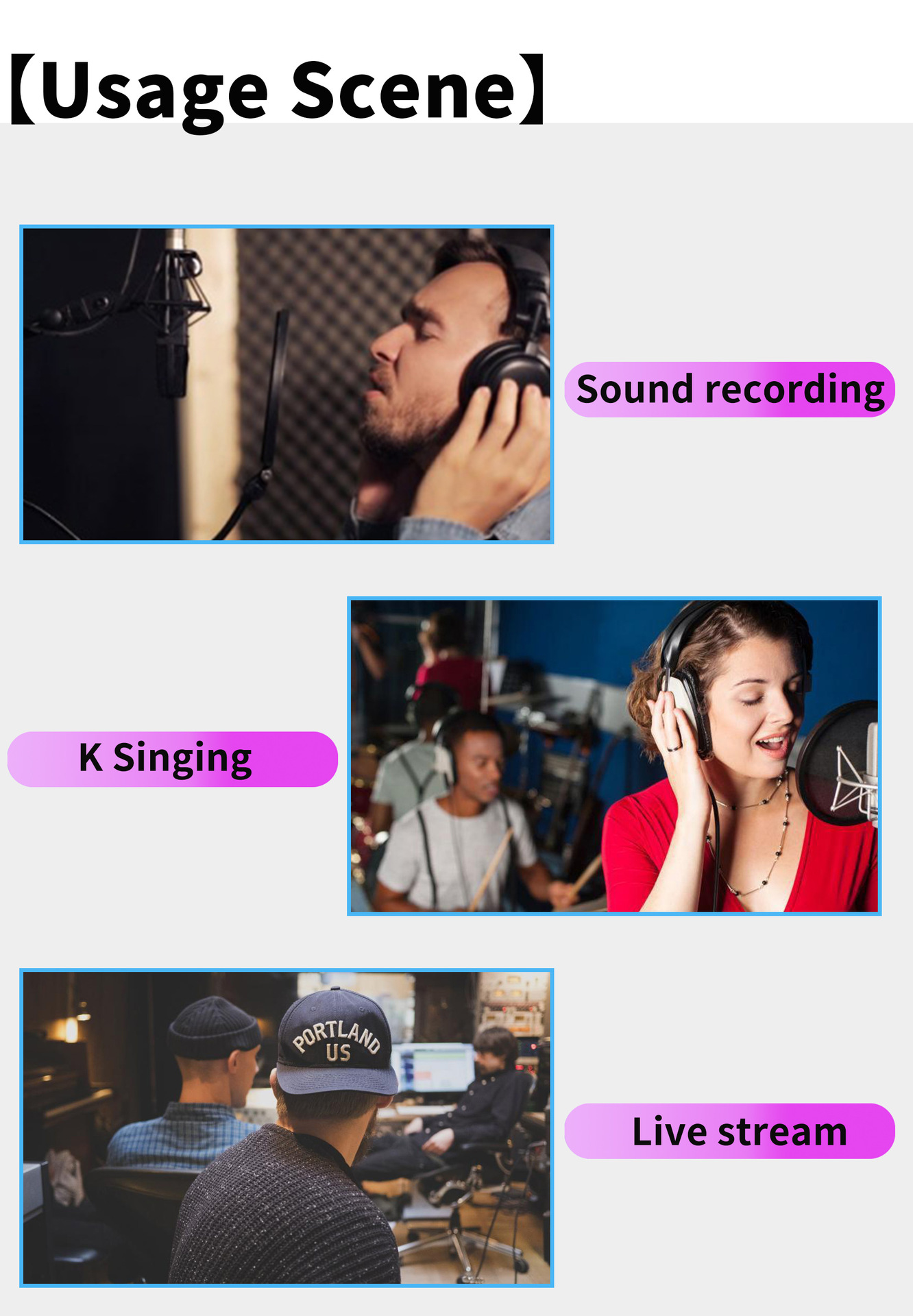 Microphone Sound Card D6 Series Singing and Broadcasting Complete Equipment TIKTOK Live Broadcast Wireless Bluetooth Connection