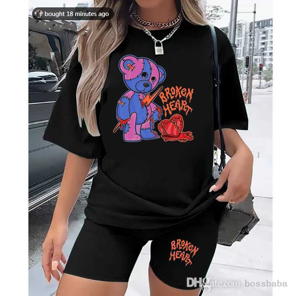 Plus Sizes S- Women Tracksuits Two Pieces Set Designer 2023 New Large Letters Pattern Printed T-shirt Shorts Suits 6 Colours, Orange12
Plus Sizes S- Women Tracksuits Two Pieces Set Designer 2023 New Large Letters Pattern Printed T-shirt Shorts Suits 6 Colours, Orange12