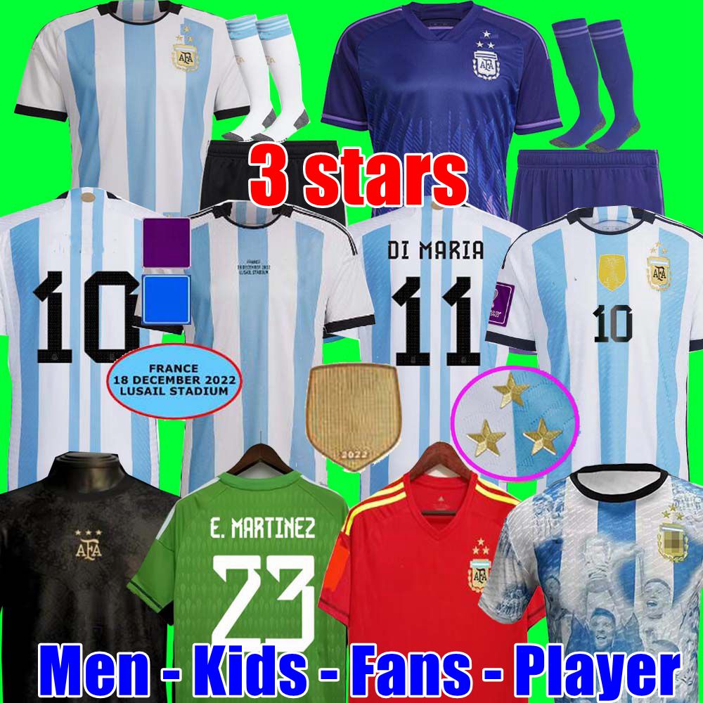 3 star soccer Jerseys final Fan player 2022 2023 Argentina 22 23 ENZO ALVAREZ DI MARIA DE PAUL kids kit Men football shirt MESSIS Black Limited Edition goalkeeper, Home adult player final
3 star soccer Jerseys final Fan player 2022 2023 Argentina 22 23 ENZO ALVAREZ DI MARIA DE PAUL kids kit Men football shirt MESSIS Black Limited Edition goalkeeper, Home adult player final