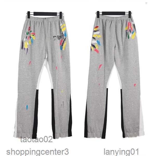 

Pants Hip Hop Galleryes Designer Dept Patching Hand-painted Ink Splashing Graffiti Pant Men' Women' Sports Micro Flare 45ee9ztactaz1j1cy, Details