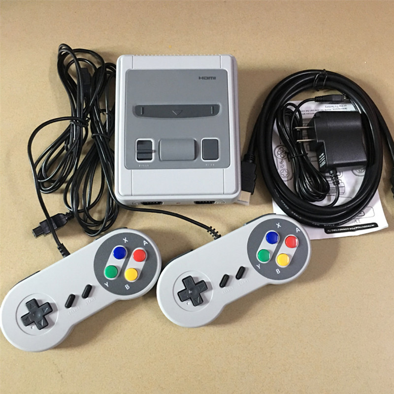Nostalgic Host Mini Classic Retro Game Players 8 Bit 620 TV Video Game Console For SNES Games Consoles AV Output With Retail Packing Dropshipping