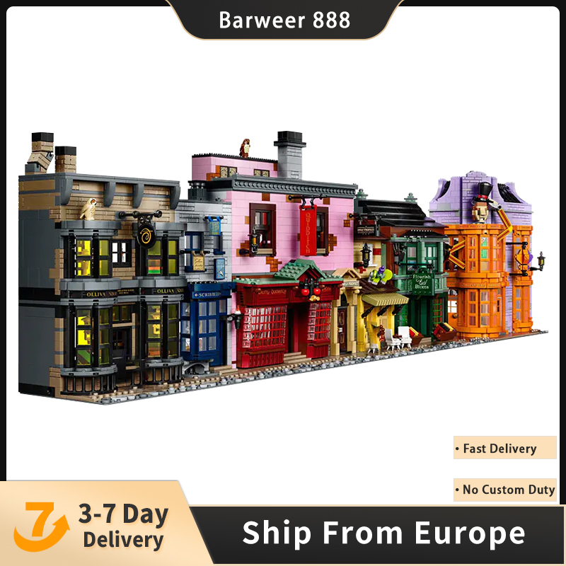 Movie Game Block Diagon Alley 5544PCS Diagonal Street Model Building Blocks Brick Toys Kids Birthday Gift Set Compatible 75978
Movie Game Block Diagon Alley 5544PCS Diagonal Street Model Building Blocks Brick Toys Kids Birthday Gift Set Compatible 75978