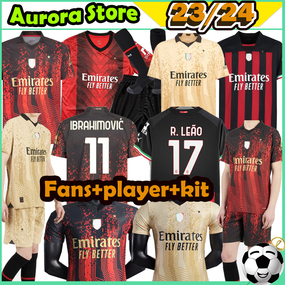 23/24 Home fourth gold soccer jerseys GIROUD TONALI FLORENZI BRAHIM THEO 2023 2024 AC MILANS R.LEAO BENNACER REBIC ROMAGNOLI KESSIE football shirt men kids kit, 22-23 fourth
23/24 Home fourth gold soccer jerseys GIROUD TONALI FLORENZI BRAHIM THEO 2023 2024 AC MILANS R.LEAO BENNACER REBIC ROMAGNOLI KESSIE football shirt men kids kit, 22-23 fourth