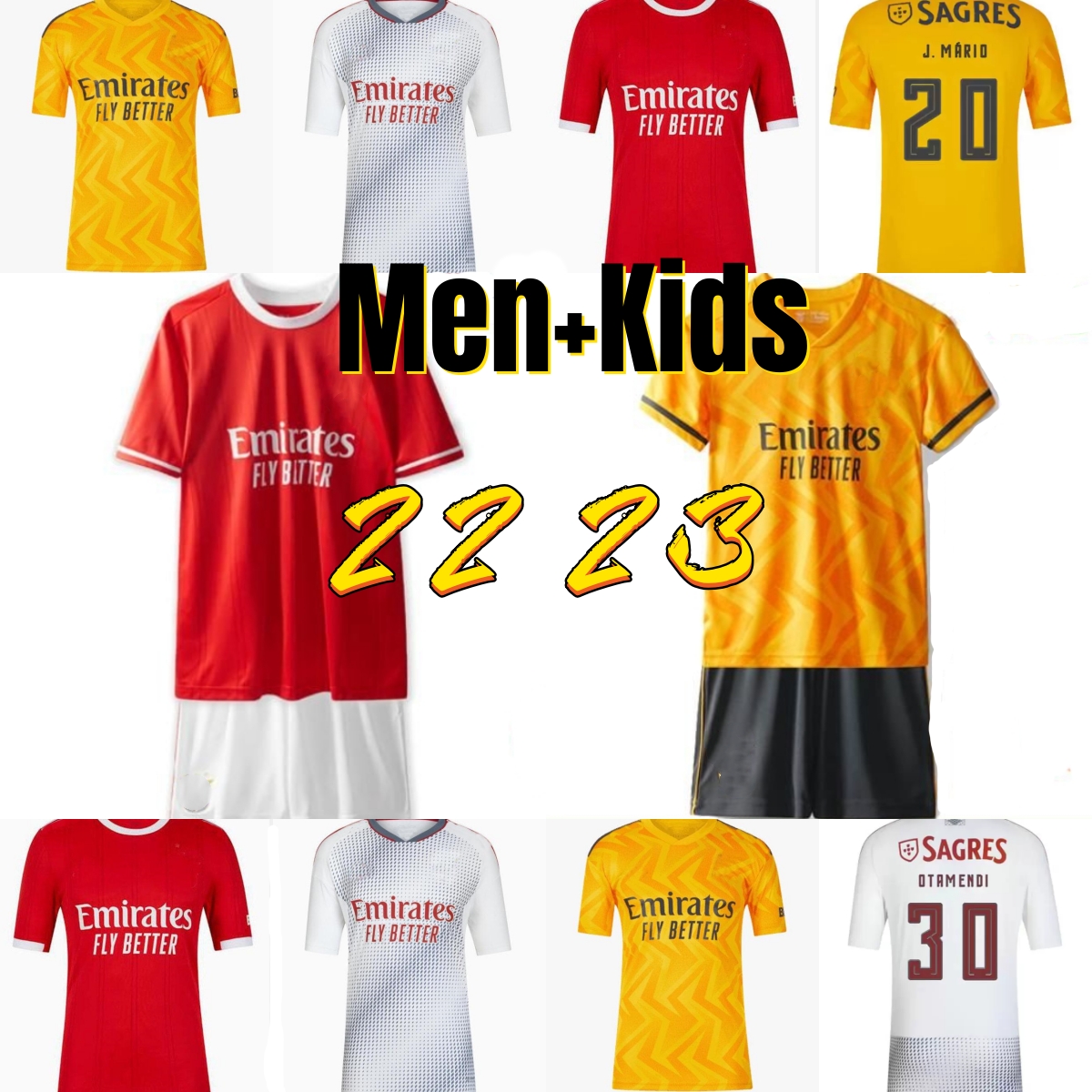 RAFA 22 23 Benfica soccer jerseys Neres G RAMOS 2022 2023 Away third Enzo Men kids kit Football shirt OTAMENDI Grimaldo Joao Mario Yaremchuk Grimaldo J.WEIGL, Gold
RAFA 22 23 Benfica soccer jerseys Neres G RAMOS 2022 2023 Away third Enzo Men kids kit Football shirt OTAMENDI Grimaldo Joao Mario Yaremchuk Grimaldo J.WEIGL, Gold