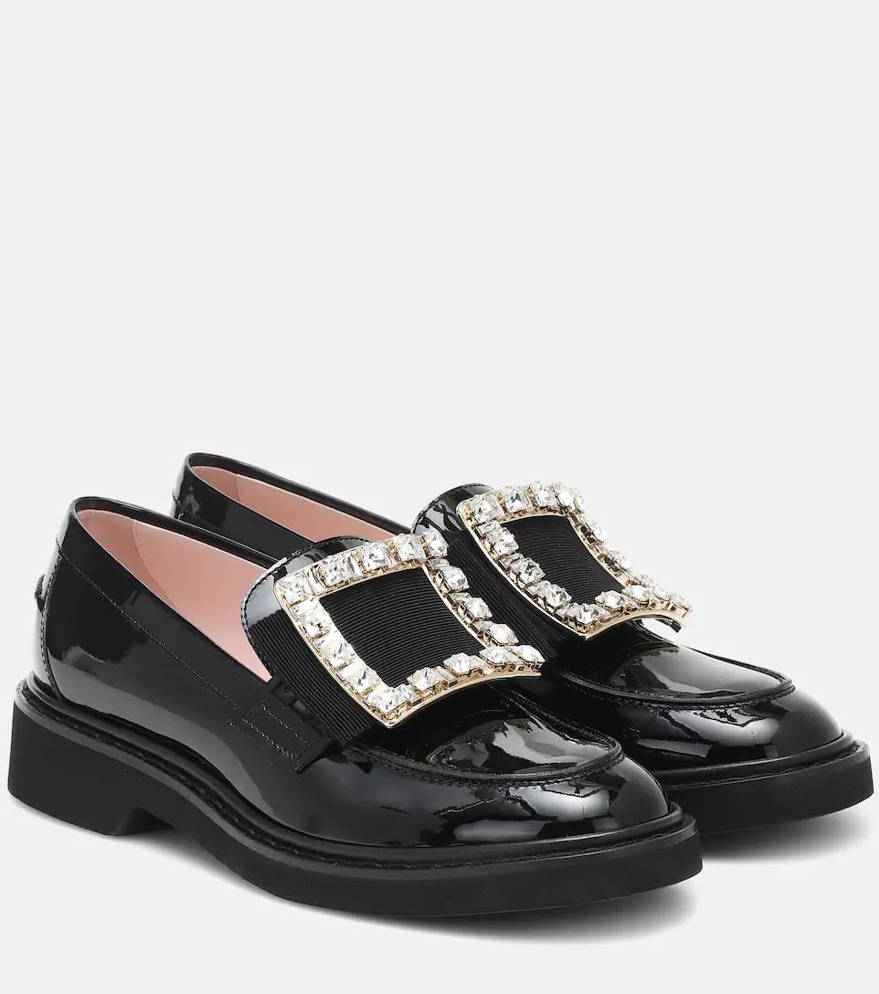 Designer Loafers Women Dress Shoes Luxury Viv' Rangers Strass Buckle Loafers in Patent Leather Round Toes EU35-40 With Box, Metal buckle
Designer Loafers Women Dress Shoes Luxury Viv' Rangers Strass Buckle Loafers in Patent Leather Round Toes EU35-40 With Box, Metal buckle