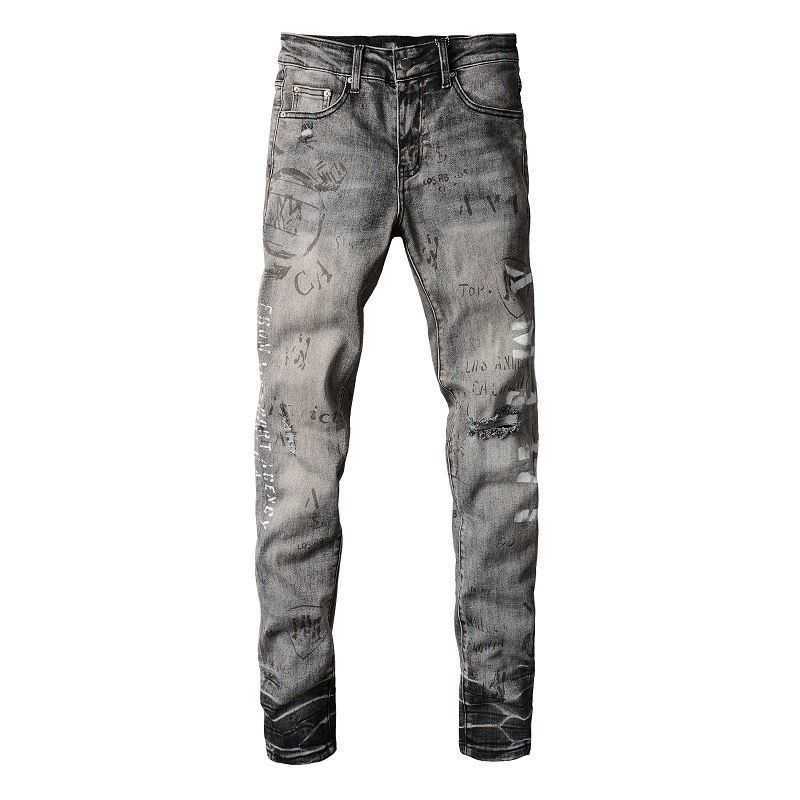 Jeans Mens Am1r1 Trousers Pants Mirri Ripped Fashion Designer Brand High Street Knee Graffiti Letter Print Grey Men's Hip Hop Leisure C LKPE, 879
Jeans Mens Am1r1 Trousers Pants Mirri Ripped Fashion Designer Brand High Street Knee Graffiti Letter Print Grey Men's Hip Hop Leisure C LKPE, 879