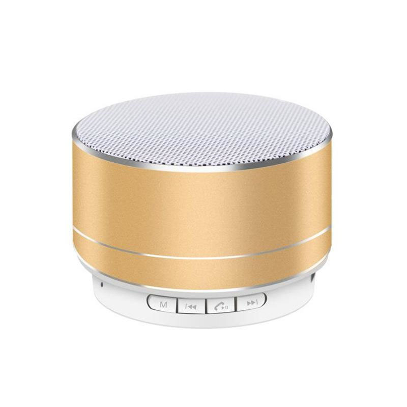 Portable Multi- Color Wireless Subwoofer Small Speaker A10 Macaron Mini Bluetooth 5.0 Bass Lock and Load Spray Gift PK A11