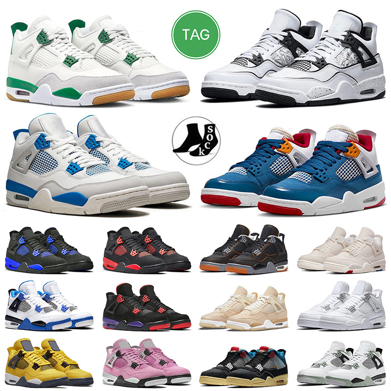 Jumpman 4 Basketball Shoes Retro Black Cat 4s New Pine Green Men Women Sneakers Trainers Military Blue Union Off Noir Lightning Air Jordans4 Jorde Jordam Jordon, J11 36-47 white cement
Jumpman 4 Basketball Shoes Retro Black Cat 4s New Pine Green Men Women Sneakers Trainers Military Blue Union Off Noir Lightning Air Jordans4 Jorde Jordam Jordon, J11 36-47 white cement