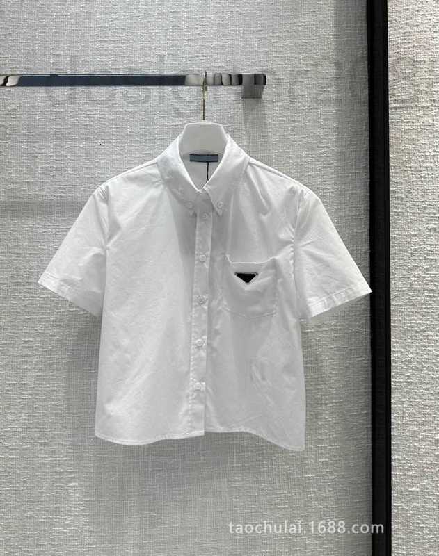 Women' Blouses & Shirts designer Small Simple Versatile Casual Short Sleeve Shirt Top BXLK, White4
Women' Blouses & Shirts designer Small Simple Versatile Casual Short Sleeve Shirt Top BXLK, White4