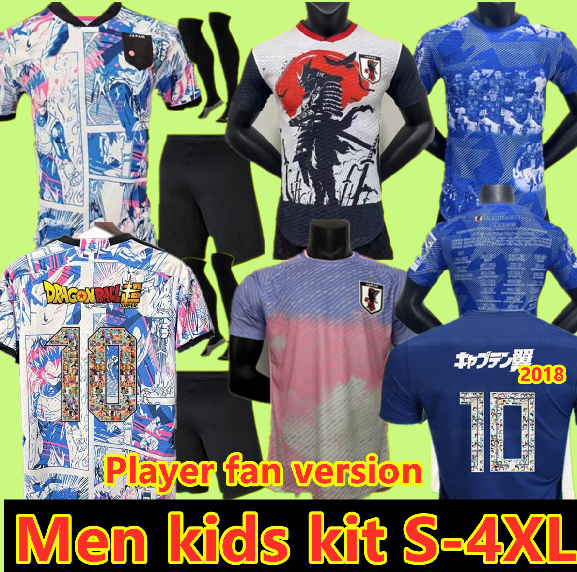 2018 2022 World Cup Japan Soccer Jersey MINAMINO NAGATOMO DOAN YOSHIDA ASANO 2023 match day details special-edition 22 23 Football Shirt OSAKO men set kids kit Player, Green
2018 2022 World Cup Japan Soccer Jersey MINAMINO NAGATOMO DOAN YOSHIDA ASANO 2023 match day details special-edition 22 23 Football Shirt OSAKO men set kids kit Player, Green