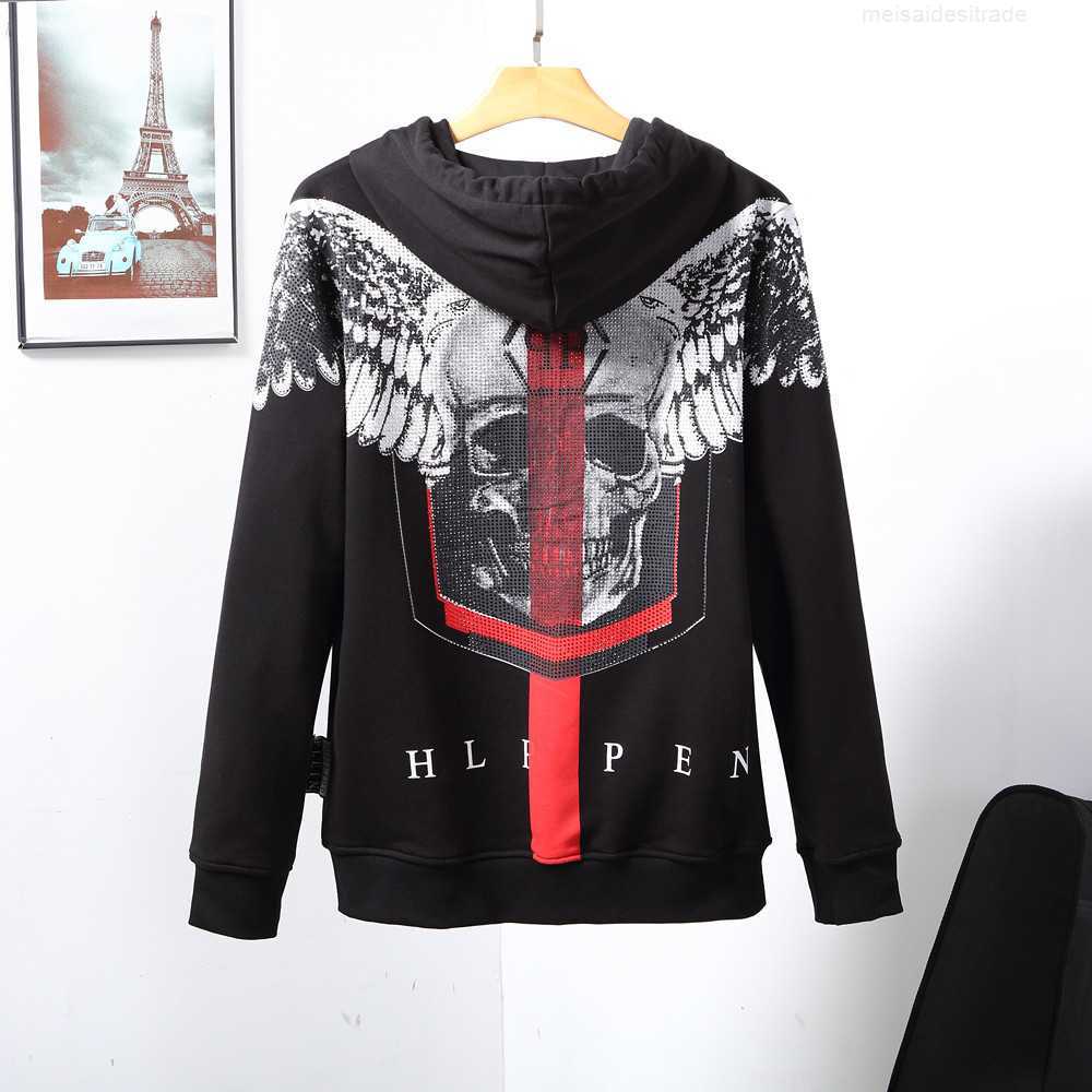 Luxury Philippuep lein Philip Planck Street Diamond Skull Zipper Coat Men's Desigers M6GB, Black
Luxury Philippuep lein Philip Planck Street Diamond Skull Zipper Coat Men's Desigers M6GB, Black