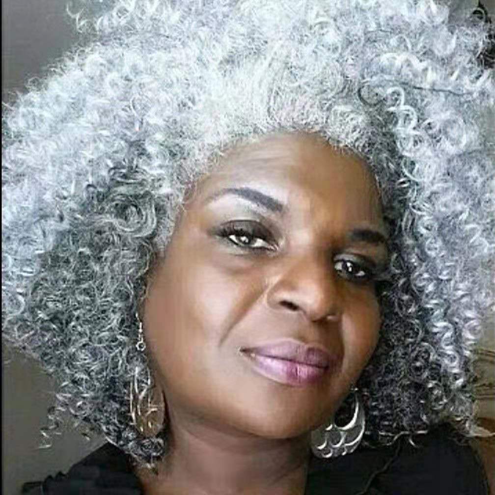 4C afro silver gray grey kinky ponytail extensions in clips long wraps drawstring coily curly clip in pony tail extention hairpiece 1pcs 140g 18inch