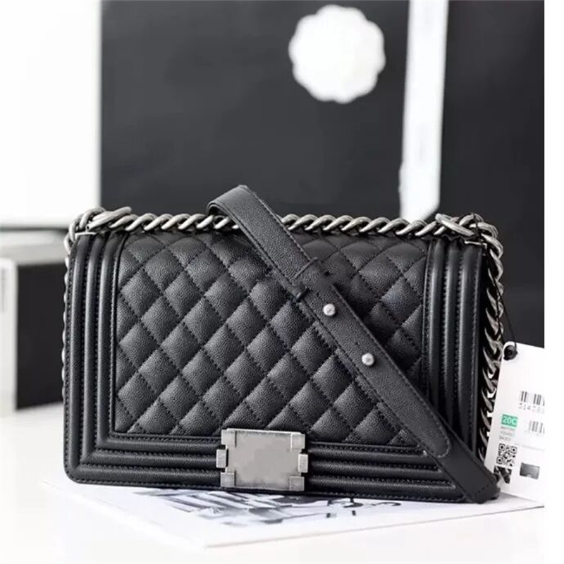 2023 Top quality woman fashion channel bag mouth cover bag 25CM woman fashion shoulder handbag leather crossbody bags Designer chain bags clutch purse With box, Black
2023 Top quality woman fashion channel bag mouth cover bag 25CM woman fashion shoulder handbag leather crossbody bags Designer chain bags clutch purse With box, Black