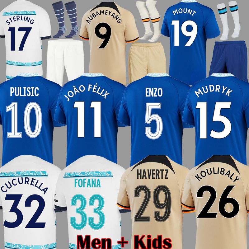 22 23 ENZO CFC Soccer JerseyS MUDRYK JOAO FELIX PULISIC MOUNT HAVERTZ CHILWELL STERLING jersey 2023 KOULIBALY FOFANA football shirt CUCURELLA kits KANTE maillot, Kids home
22 23 ENZO CFC Soccer JerseyS MUDRYK JOAO FELIX PULISIC MOUNT HAVERTZ CHILWELL STERLING jersey 2023 KOULIBALY FOFANA football shirt CUCURELLA kits KANTE maillot, Kids home