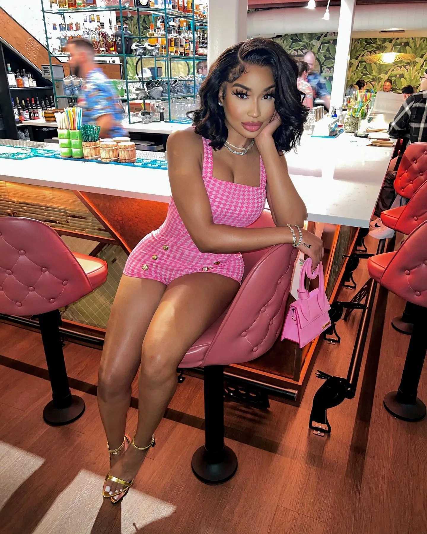 women's summer fashion printed button decorated Jumpsuit Night club dress SEXY DRESSES FOR WOMEN