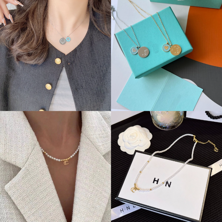 Designer Luxury Pendant Necklaces 18k Gold Plated Necklaces Selected Quality Silver Plated Long Chain Hot Style Accessories Ladies Delicate Gift For Women Couple
Designer Luxury Pendant Necklaces 18k Gold Plated Necklaces Selected Quality Silver Plated Long Chain Hot Style Accessories Ladies Delicate Gift For Women Couple