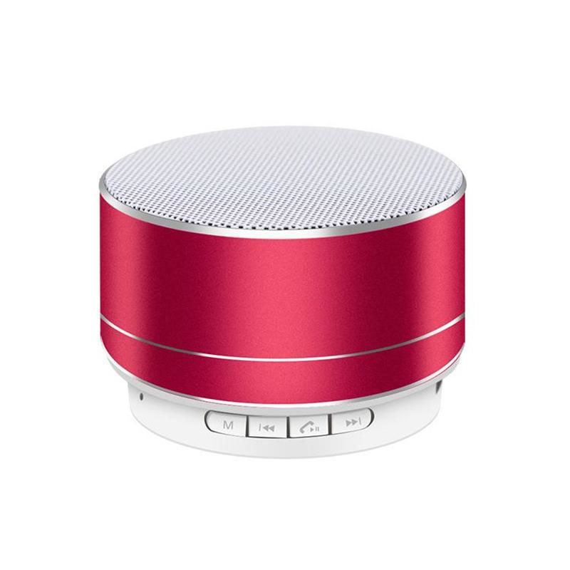 Portable Multi- Color Wireless Subwoofer Small Speaker A10 Macaron Mini Bluetooth 5.0 Bass Lock and Load Spray Gift PK A11