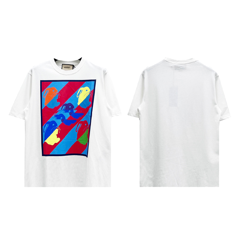 White cotton short sleeve women's T-shirt Crewneck men's top Rabbit print sports short sleeve fashion street couple clothing S-XXL size women's clothing
White cotton short sleeve women's T-shirt Crewneck men's top Rabbit print sports short sleeve fashion street couple clothing S-XXL size women's clothing