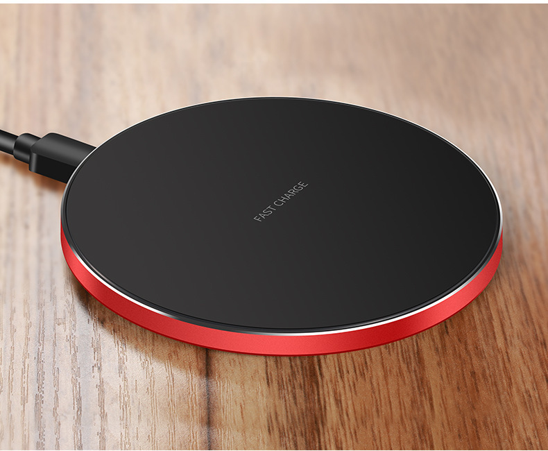 Smart QI Wireless Charger Metal Intelligent Charge Type Quick Charge Display Screen Output Interface Model Number Voltage Origin
