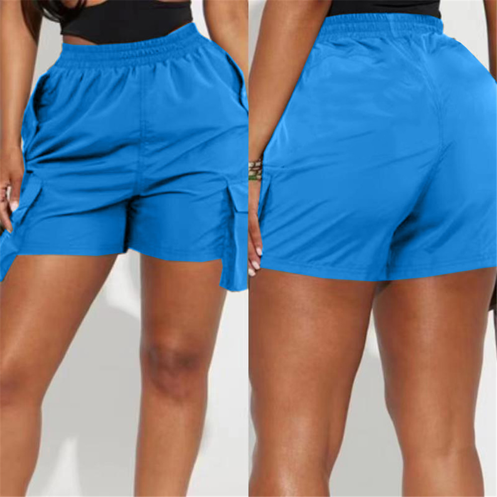 2023 NEW Designer Summer Cargo Shorts Women Clothes High Waist Shorts with Pockets Casual Short Pants Streetwear Clothing Bulk Items Wholesale Lots 94
