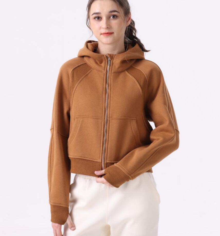 LU-68 Yoga Outfits Full Zipper Scuba Hoodies Women's Leisure Sports Sweater Running Fitness Plush Thickened Coat Jacket, Wine red
LU-68 Yoga Outfits Full Zipper Scuba Hoodies Women's Leisure Sports Sweater Running Fitness Plush Thickened Coat Jacket, Wine red