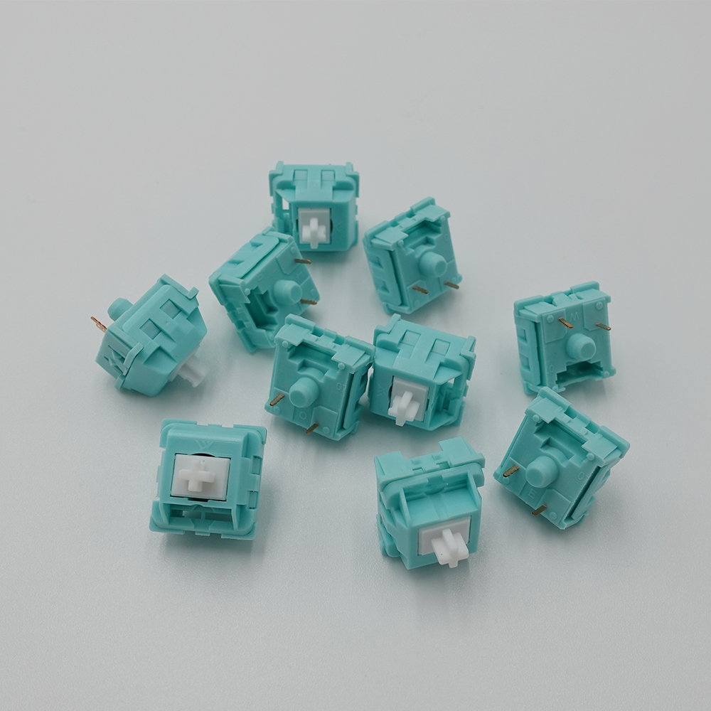 KTT Switch Mint Switches 3pin Compatible Mechanical Gaming Keyboards with MX Switch DIY Custom Linear GK61 TM680 Anne Pro 2