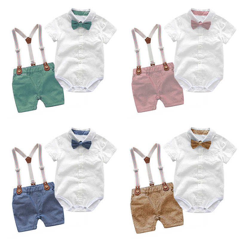 Clothing Sets Soft Cotton Solid Rmper Belt Pants Infant Toddler Set Baby Boy Clothes Summer Gentleman Birthday Suits Newborn Party Clothing P, Set 1
Clothing Sets Soft Cotton Solid Rmper Belt Pants Infant Toddler Set Baby Boy Clothes Summer Gentleman Birthday Suits Newborn Party Clothing P, Set 1