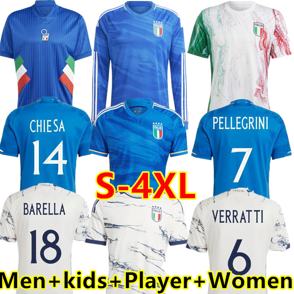 S- 2023 italy soccer jerseys Player version Icon maglie da calcio Long Sleeve TOTTI CHIESA Training Italia 23 24 goalkeeper football Shirt Men kids women uniform, 2023 home kids socks
S- 2023 italy soccer jerseys Player version Icon maglie da calcio Long Sleeve TOTTI CHIESA Training Italia 23 24 goalkeeper football Shirt Men kids women uniform, 2023 home kids socks