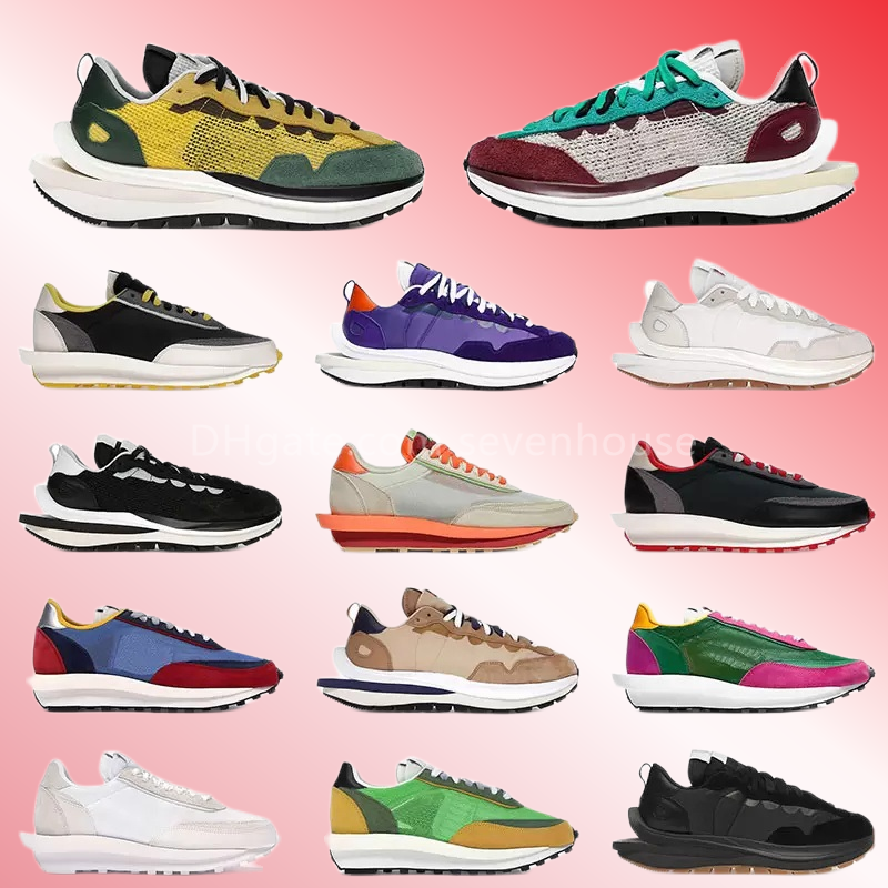 Fashion Blazer Vaporwaffle summer designer shoes Tour Yellow Flat Casual Shoes Top Red Black White Fragment LDV running shoes Waffle Bright Citro