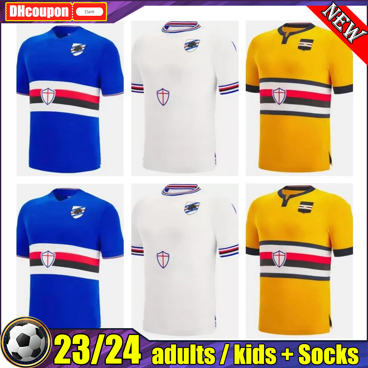 22/23 UC Sampdoria DAMSGAARD soccer jerseys LINETTY QUAGLIARELLA MARONI JANKTO TORREGROSSA YOSHIDA 2022 2023 GABBIADINI THORSBY Camisetas De Futbol, 02
22/23 UC Sampdoria DAMSGAARD soccer jerseys LINETTY QUAGLIARELLA MARONI JANKTO TORREGROSSA YOSHIDA 2022 2023 GABBIADINI THORSBY Camisetas De Futbol, 02