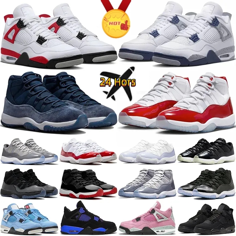 Men 4 Basketball Shoes Cherry 11 Jumpman 4s 11s Midnight Navy Military Black Cat University Blue Pink Cool Grey Mens Trainers Womens Outdoor Sport Sneakers, 4s thunder
Men 4 Basketball Shoes Cherry 11 Jumpman 4s 11s Midnight Navy Military Black Cat University Blue Pink Cool Grey Mens Trainers Womens Outdoor Sport Sneakers, 4s thunder