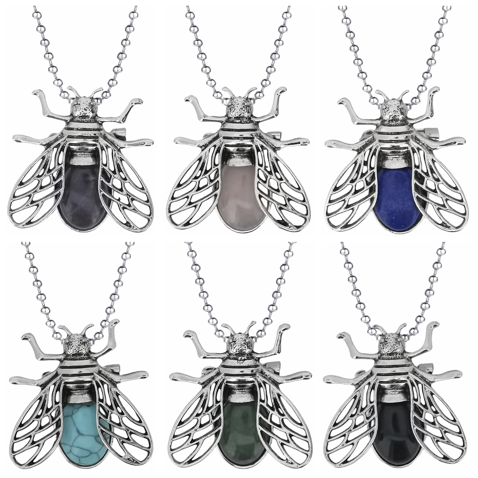 Fashion Fly Bead Necklace Natural Stone Healing Crystal Black Onyx Pendant Necklace For Women Jewelry
Fashion Fly Bead Necklace Natural Stone Healing Crystal Black Onyx Pendant Necklace For Women Jewelry