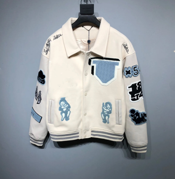 Designer Jackets Bomber Mens Wind Breaker Varsity Mens Baseball Hip Hop Harajuku Letter Patchwork Wearer Men Unisex Coats Size -3XL, Supplementary freight
Designer Jackets Bomber Mens Wind Breaker Varsity Mens Baseball Hip Hop Harajuku Letter Patchwork Wearer Men Unisex Coats Size -3XL, Supplementary freight