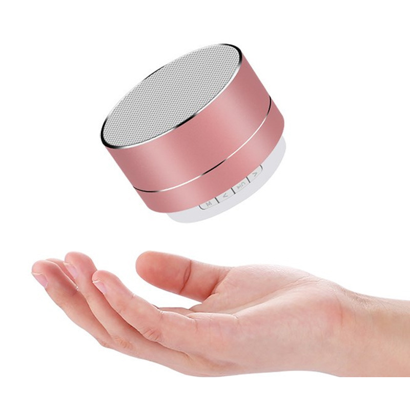 Portable Multi- Color Wireless Subwoofer Small Speaker A10 Macaron Mini Bluetooth 5.0 Bass Lock and Load Spray Gift PK A11