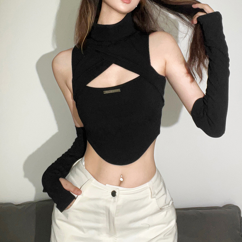 Women' Tanks Camis Woman' Vest Sling Summer Solid Color Sexy Turtleneck Sleeveless Hollow Out Fashionable Woman Top, Black
Women' Tanks Camis Woman' Vest Sling Summer Solid Color Sexy Turtleneck Sleeveless Hollow Out Fashionable Woman Top, Black