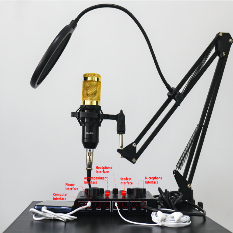 The Sound Card V9xpro Can Be Connected To A Computer Phone Headset Microphone For Recording Live Broadcasting And Singing Origin