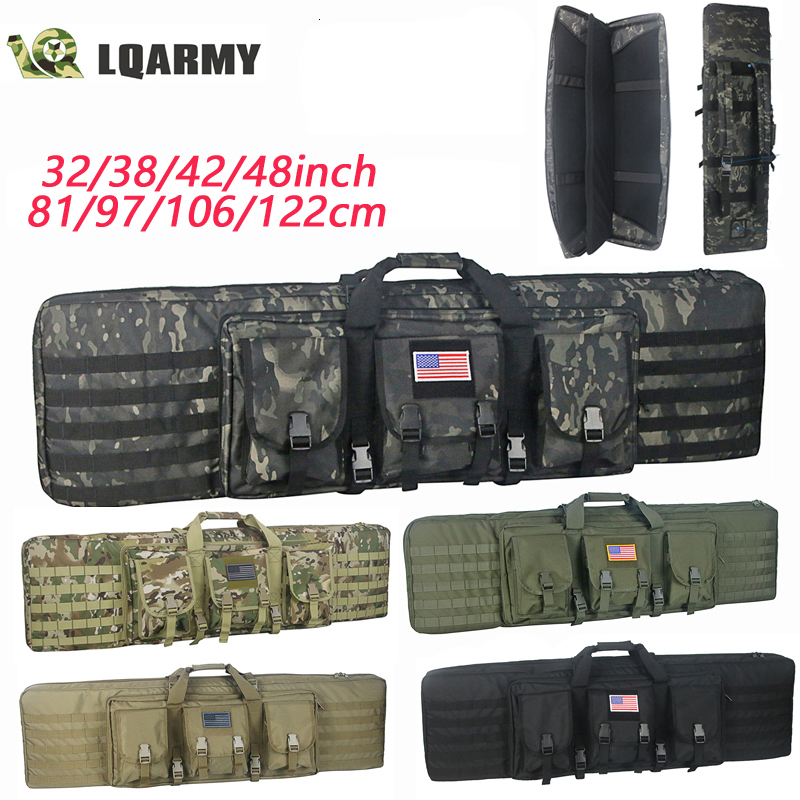 Outdoor Bags 32 38 42 48 inch Tactical Double Rifle Case Military Molle Gun Rifle Bag Sniper Airsoft Gun Case Backpack Hunting Gun Holster 230314, 97cm black
Outdoor Bags 32 38 42 48 inch Tactical Double Rifle Case Military Molle Gun Rifle Bag Sniper Airsoft Gun Case Backpack Hunting Gun Holster 230314, 97cm black