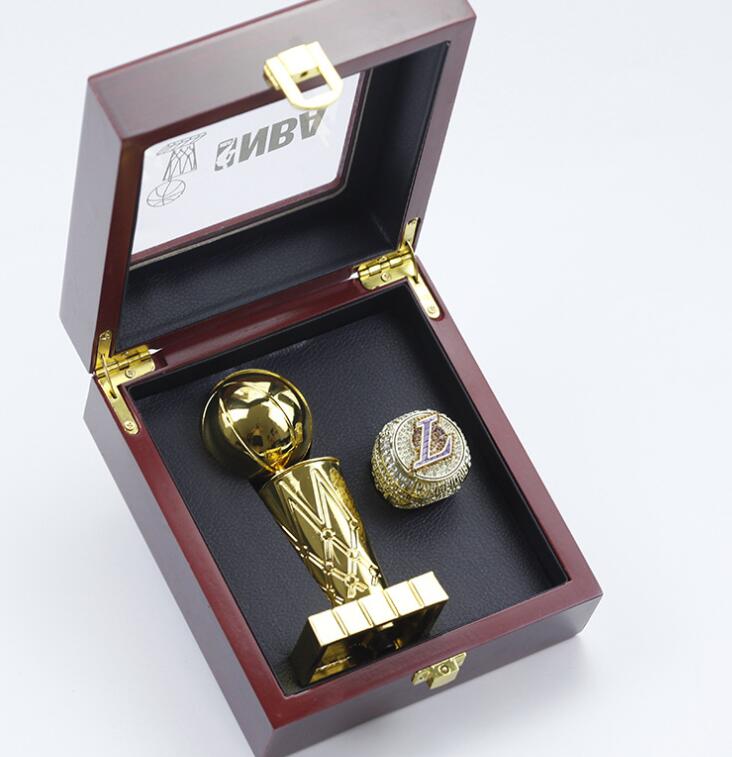 56pcs to Basketball Team champions Championship Ring Trophy With Wooden Display Box Set Sport Souvenir Men Women Fan Christmas Gift 2024 Hip hop Jewelry R250425